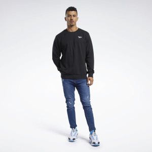 Reebok Classic Vector Crew Sweatshirt Herren - Schwarz - DE 937-OPG